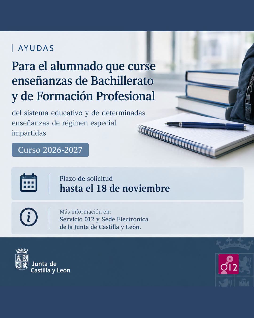 BECAS DE LA JUNTA DE CASTILLA Y LEÓN